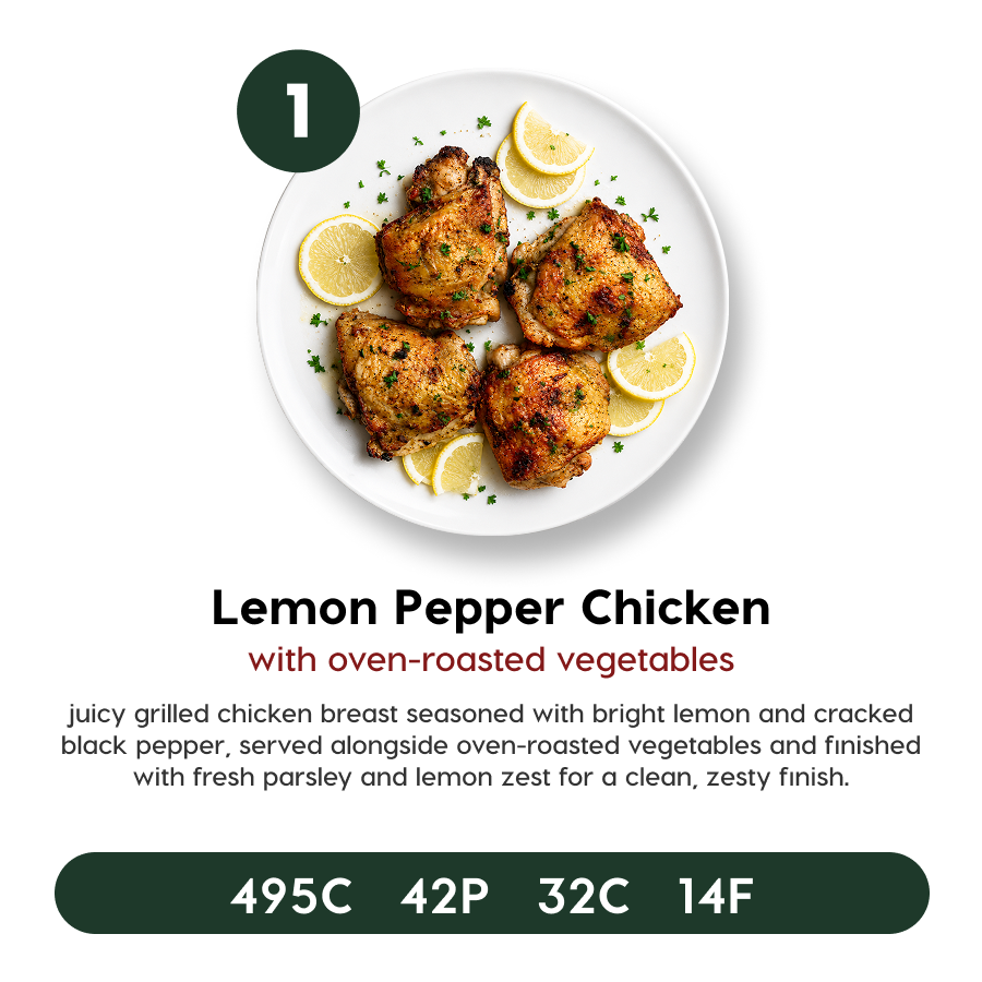 EXCLUSIVE 5 (+1 FREE) MEAL PLAN