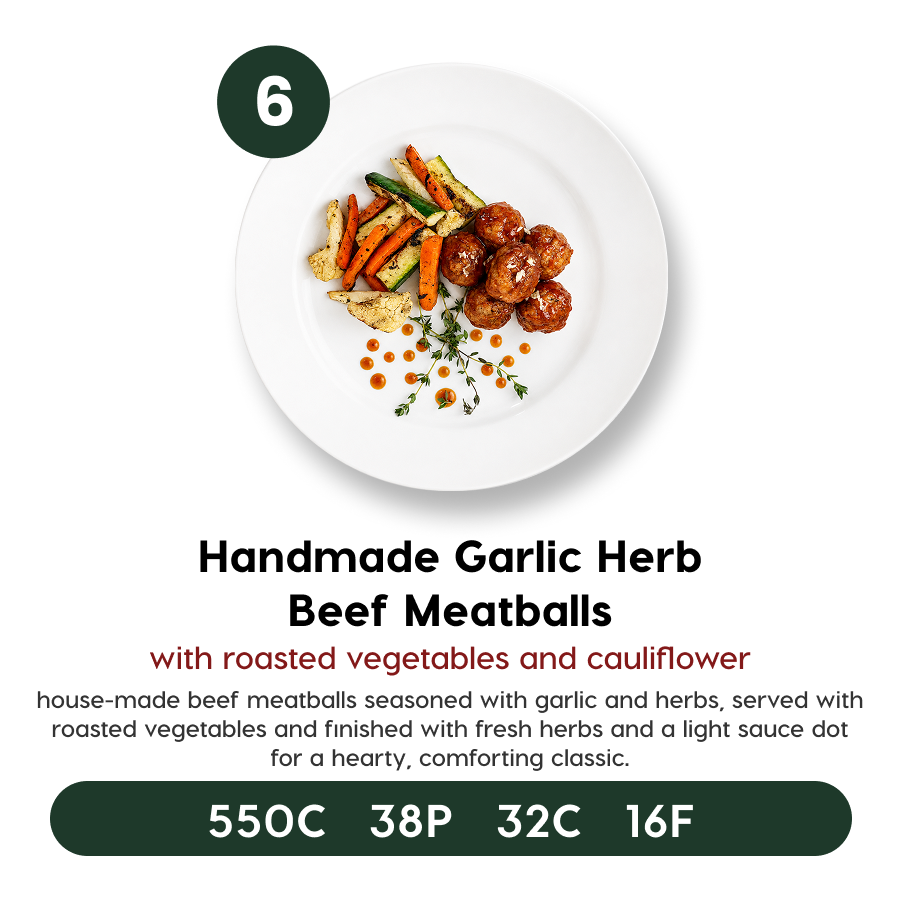 6 Meal Plan – Fresh High Protein Meals Done For You